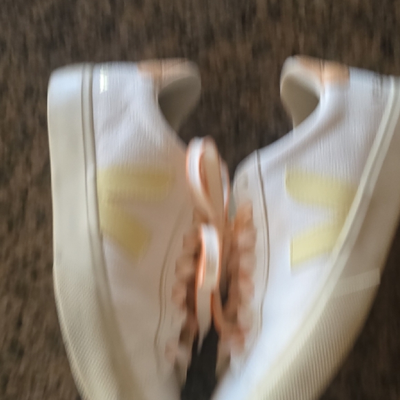 Veja Women's White/Orang/Yellow Sneakers - Picture 10 of 13